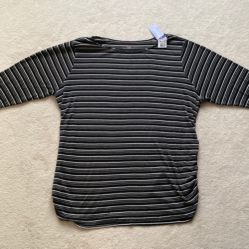 Motherhood Maternity women’s plus size striped top size 3X NWT